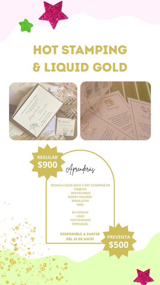 Hot Stamping & Liquid Gold ♥ (On Line)