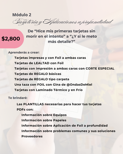 Papelería y Foil - Módulo 2